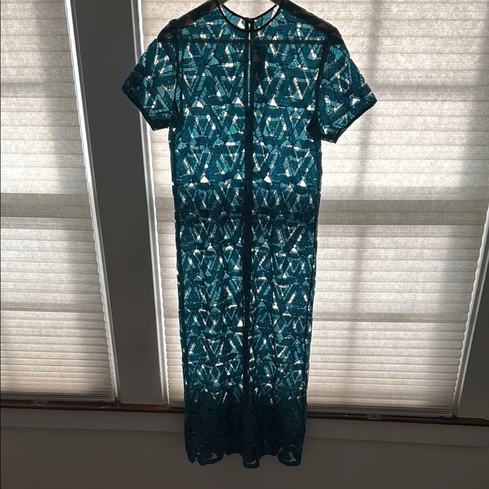 Self-Portrait Sequin embellished mesh dress. - Picture 5 of 5